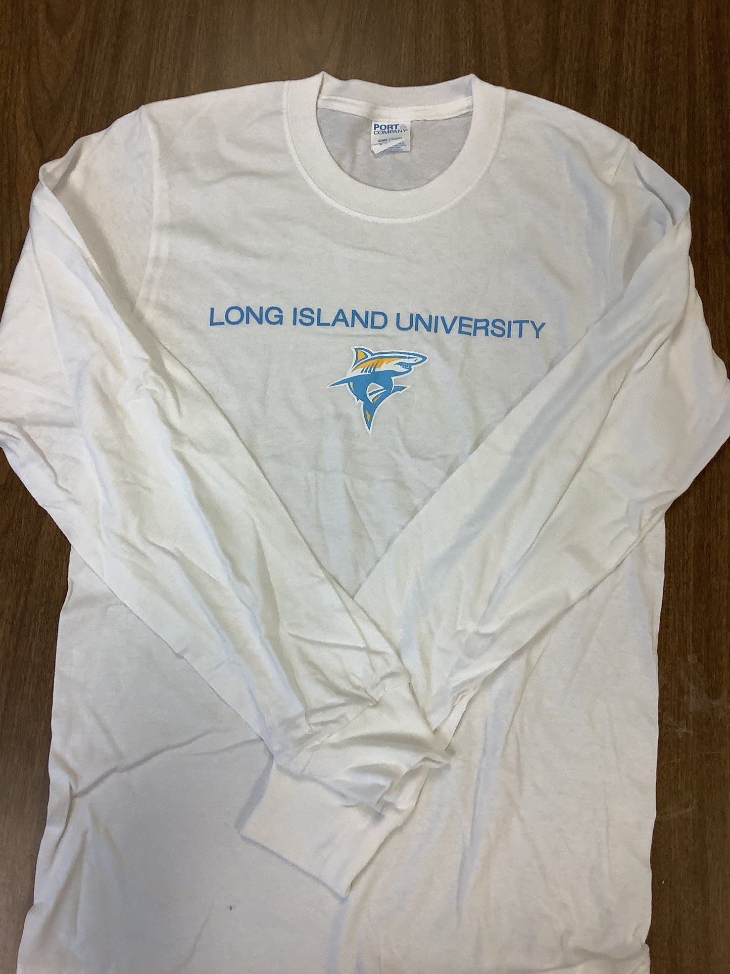 Long-Sleeve| Long Island University with Shark logo