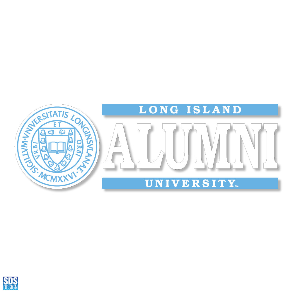 Block Long Island University Vinyl Decal
