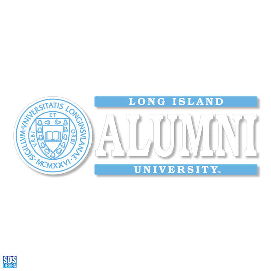 Block Long Island University Vinyl Decal