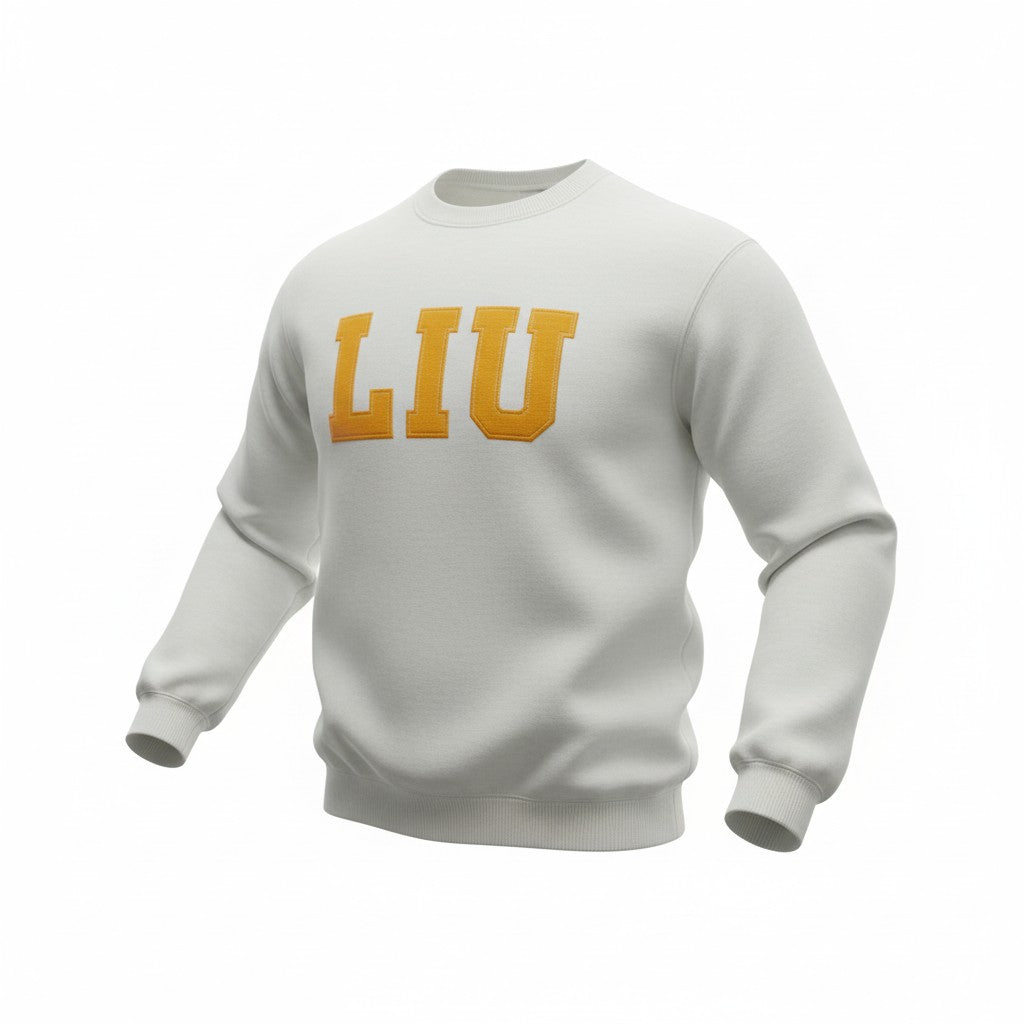 LIU Twill Crewneck