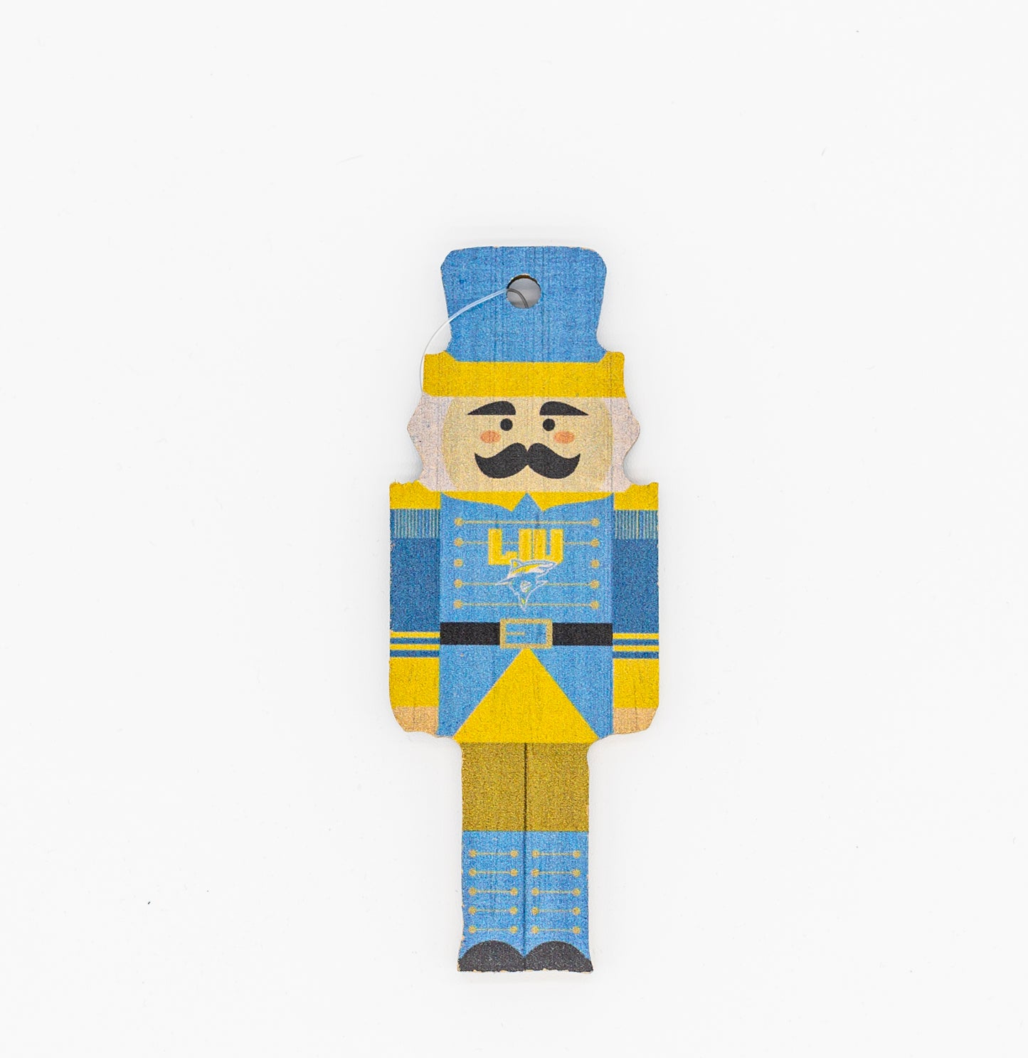 5" LIU Nutcracker Ornament