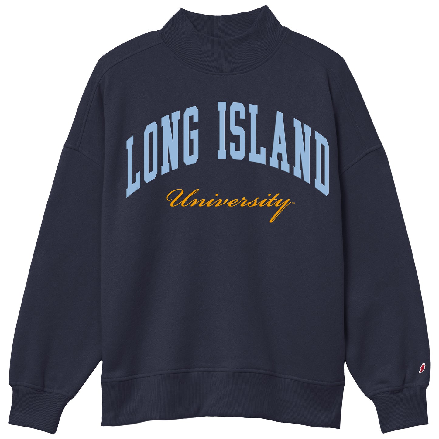 Mock Neck Applique & Embroidery